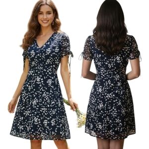 MADEWELL "Drifting Petals" A-line Mini Dress - Size 6